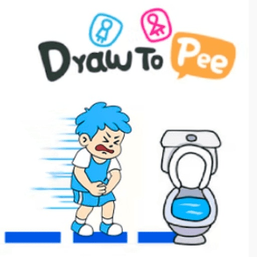 Draw to Pee Toilet Race!