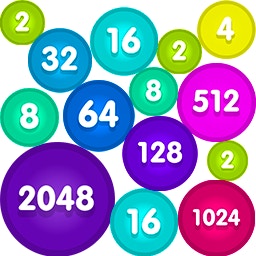 game Falling Numbers - 2048 puzzle